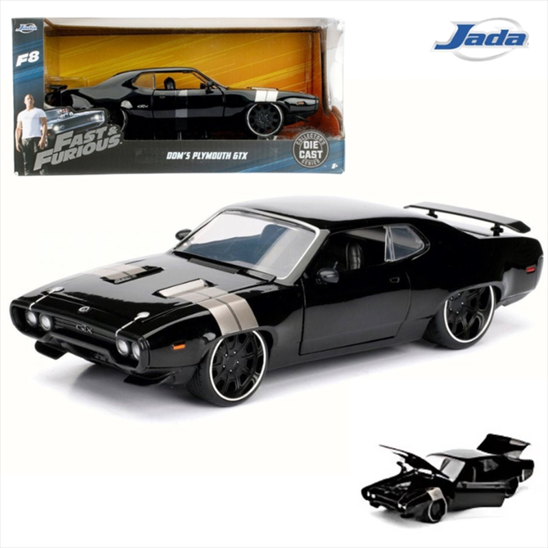 Product image: Jada 1/24 doms plymouth gtx *fast 8*, , medium-null