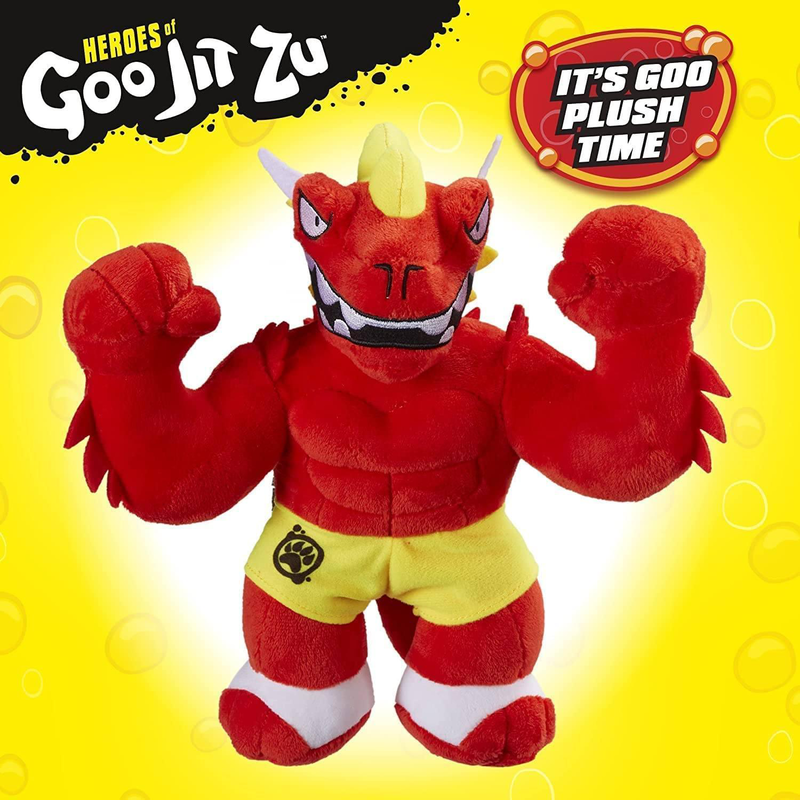 Heroes of goo jit zu 8 inch plush assorted image number null