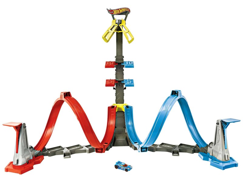 Hot wheels looping action track set, , medium-null