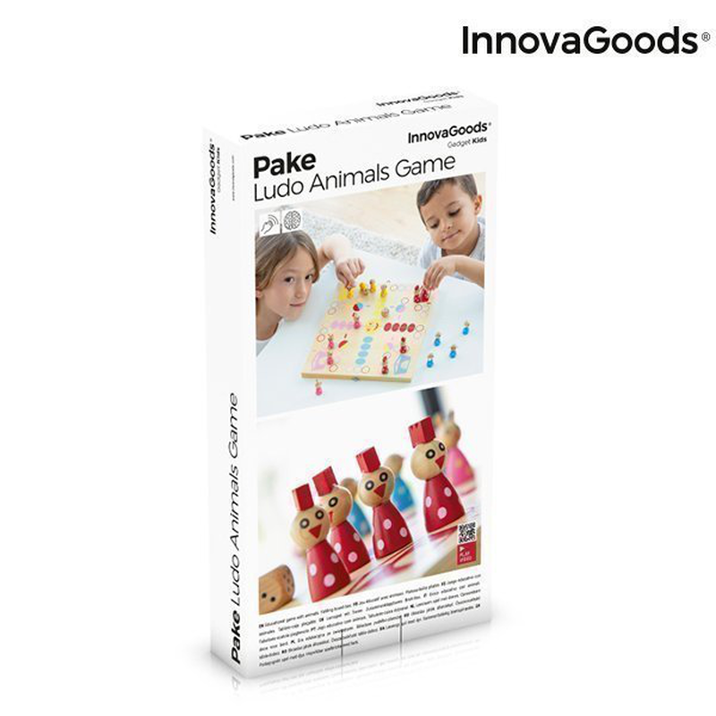 Product image: Innovagoods ξύλινο επιτραπέζιο παιχνίδι με ζώα pake 18 τεμάχια, , medium-null