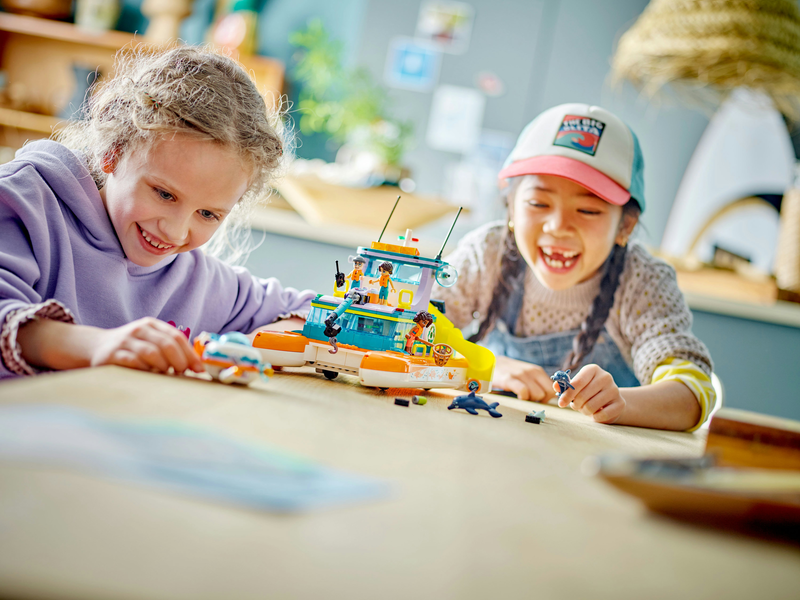 Lego friends sea rescue boat 41734 for ages 7+ 717pcs, , medium-null