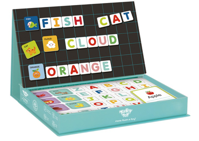 Tooky toy μαγνητικό κουτί αγγλικό αλφάβητο, , medium