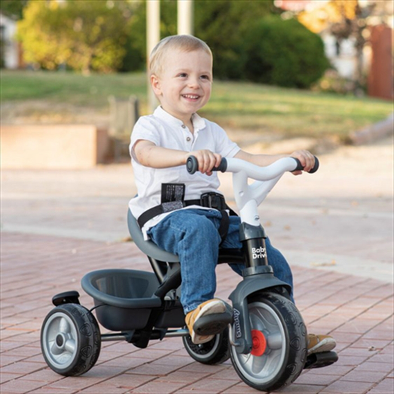 Smoby baby driver tricycle grey 7600741503, , medium-null