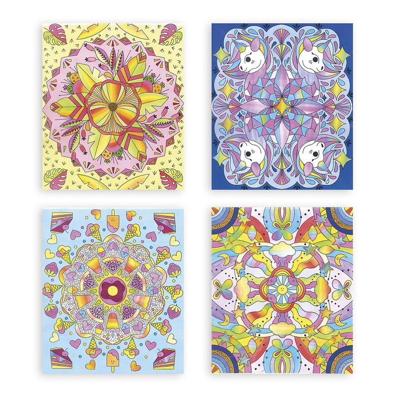 Rainbow painting mandalas, , medium image number null