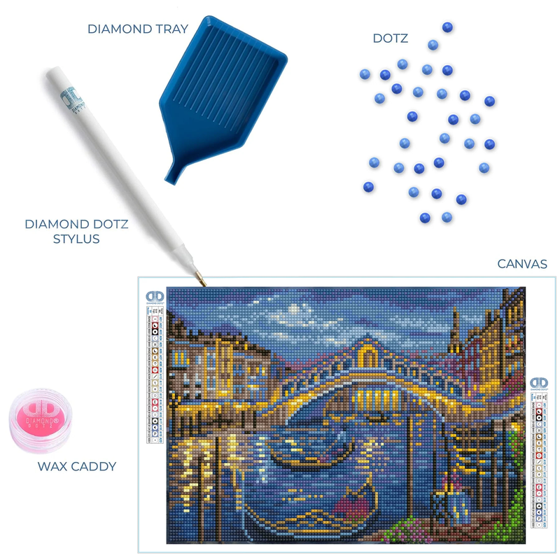 Product image: Diamond dotz evening stroll to the rialto bridgesd4.407, , medium-null