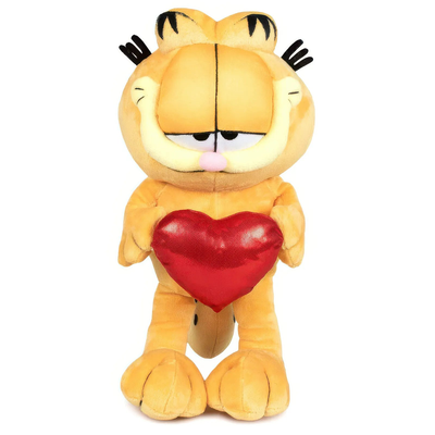 Garfield heart soft plush toy 36cm, , medium