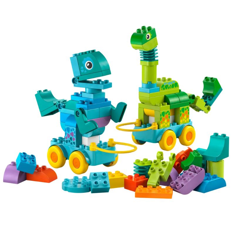 Lego 10451 duplo - 3in1 dinosaurs on wheels, , medium-null