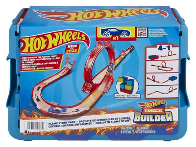 Hot wheels track builder flame stunt pack hmc04 4y+, , medium