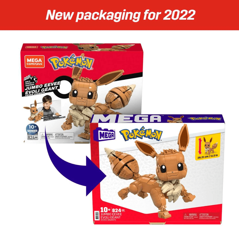 Product image: Mega construx pokémon jumbo eevee, , medium-null