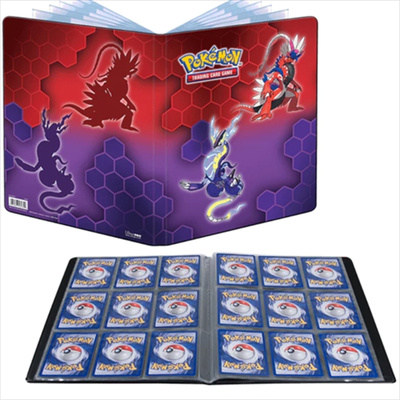 Pkm pokemon up - character line - koraidon  miraidon 9-pocket portfolio for pokemon