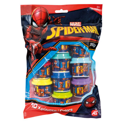 As dough set spiderman 10z (10pcs) 03599 3y+, , medium