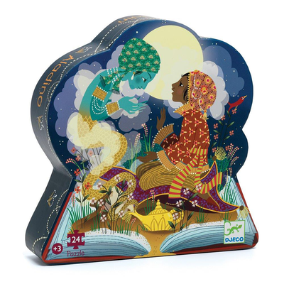 Djeco puzzles - silhouette puzzles aladdin
