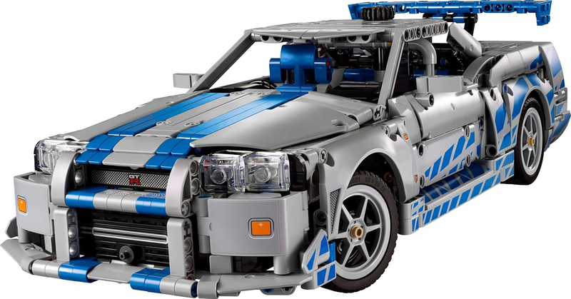 Lego technic 2 fast 2 furious nissan skyline gt-r (r34) car, , medium-null