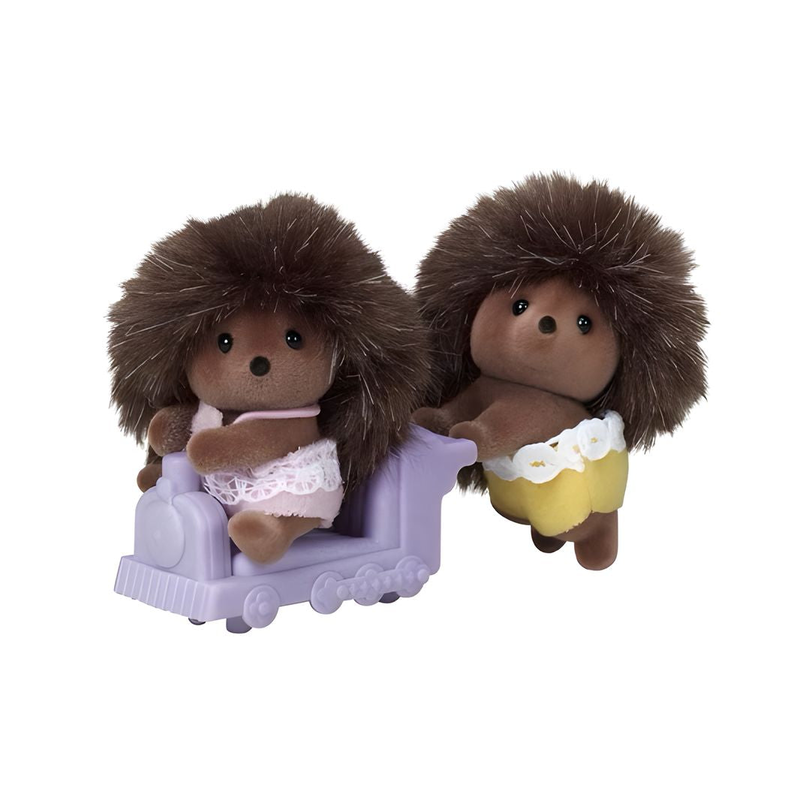 Sylvanian families hedgehog twins figure set, , medium image number null