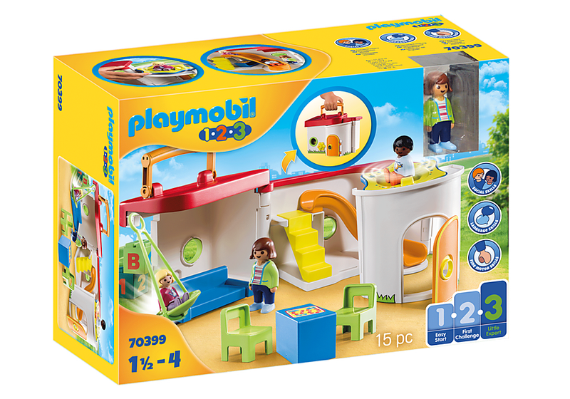 Playmobil 70399 - 1.2.3 my take along preschool mib, , medium-null