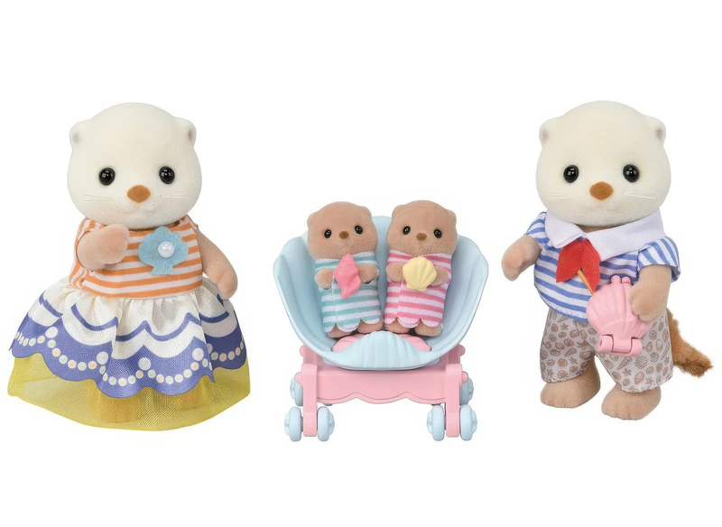Sylvanian families sea otter family, , medium-null