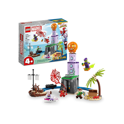 Lego spider-man's team spidey at green goblin's lighthouse, , medium