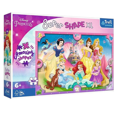 Παιδικό puzzle world princesses 160pcs για 6+ ετών trefl, , medium