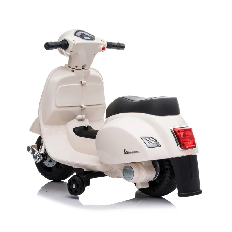 Mini vespa kids electric 6v battery powered motorbike ride-on - white image number null