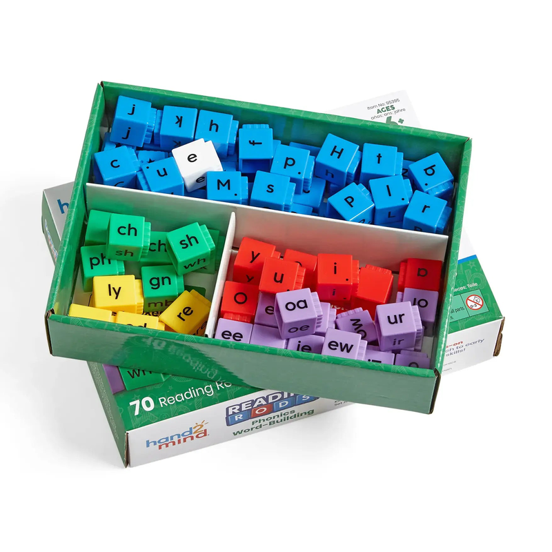 Hand2mind reading rods phonics word-building, , medium-null