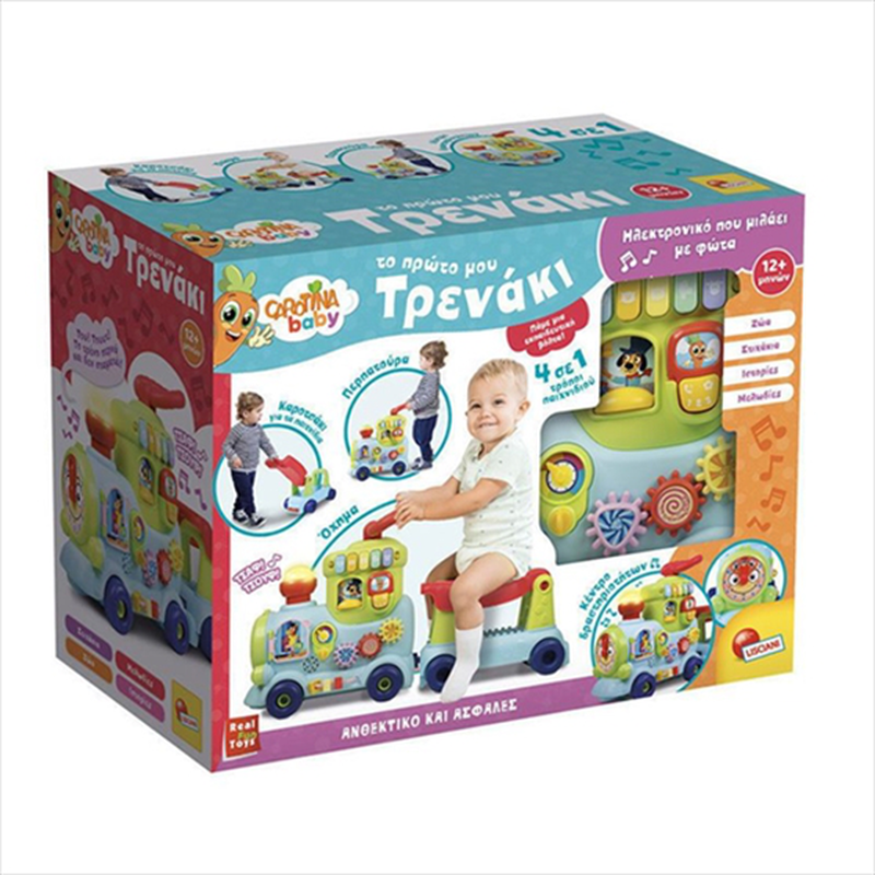 Lisciani carotina baby my first train 4 in 1 educational 113699, , medium-null