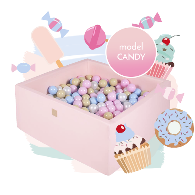 Product image: Meowbaby® ball pit model candy - complete set with 300 balls!, , medium-null