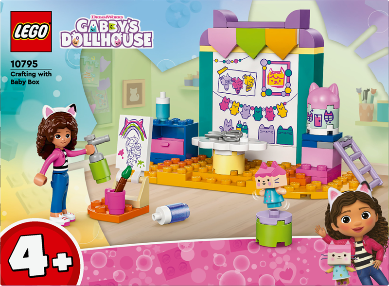 Lego gabby's dollhouse crafting with baby box 10795 &gamma;&iota;&alpha; &eta;&lambda;&iota;&kappa;ί&epsilon;&sigmaf; 4+ 60&tau;&mu;&chi;, , medium-null