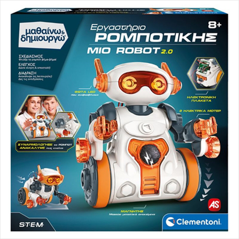 Clementoni learn and create robotics lab mio robot 2.0, , medium-null