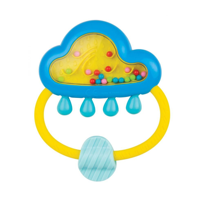 Winfun sweet raincloud rattle, ζορναϊτούρα σε σχήμα συννεφάκι με κινούμενες σταγόνες, , medium