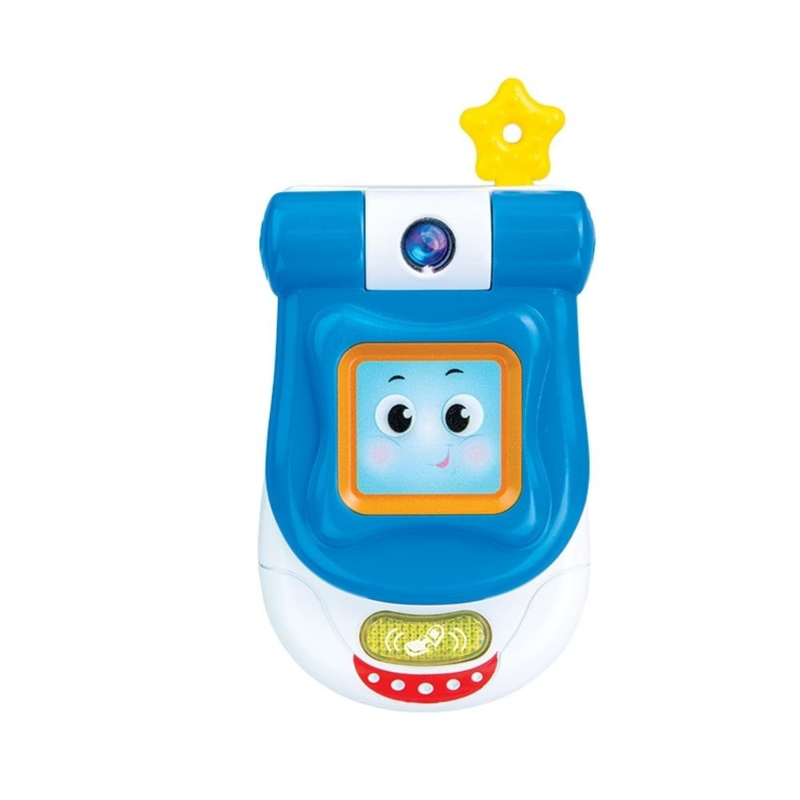 Product image: Winfun διαδραστικό τηλεφωνάκι μωρού με μελωδίες, φωτάκια και καθρέφτη, , medium-null