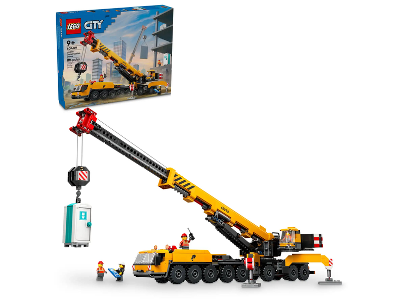 Product image: Lego 60409 city yellow mobile construction crane, , medium-null