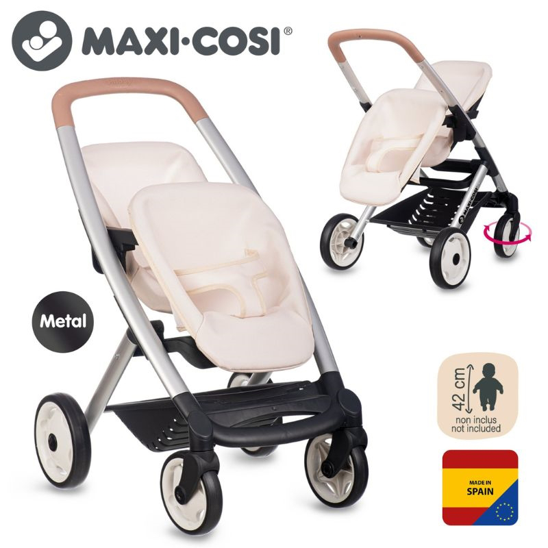 Smoby maxi-cosi twin pushchair beige 7600253222, , medium-null