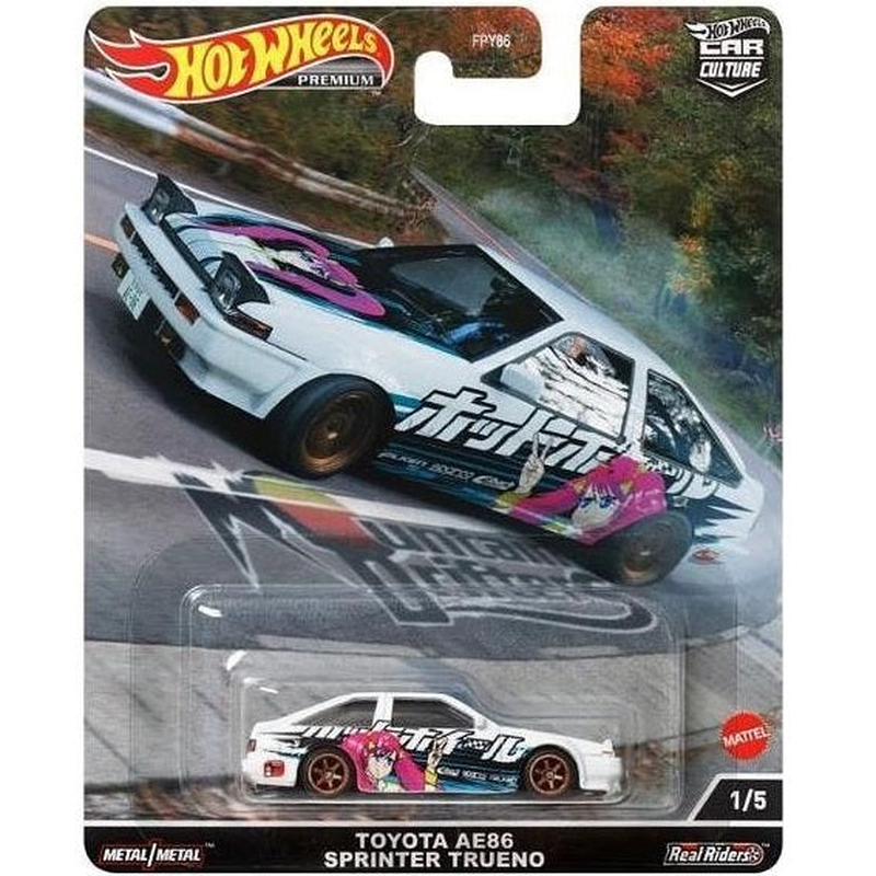 Product image: Hotwheels premium toyota ae86 sprinter trueno mountain drifters, , medium-null