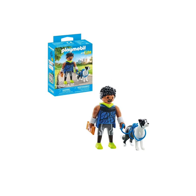 Playmobil jogger with border collie, , medium