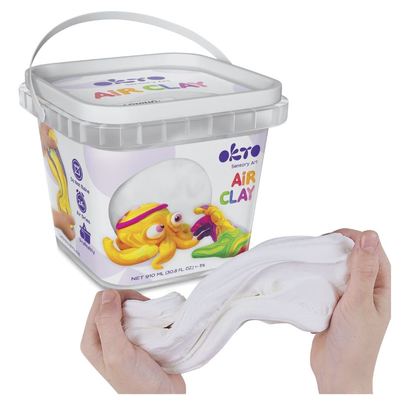 Okto Air clay school white 910ml, , medium-null