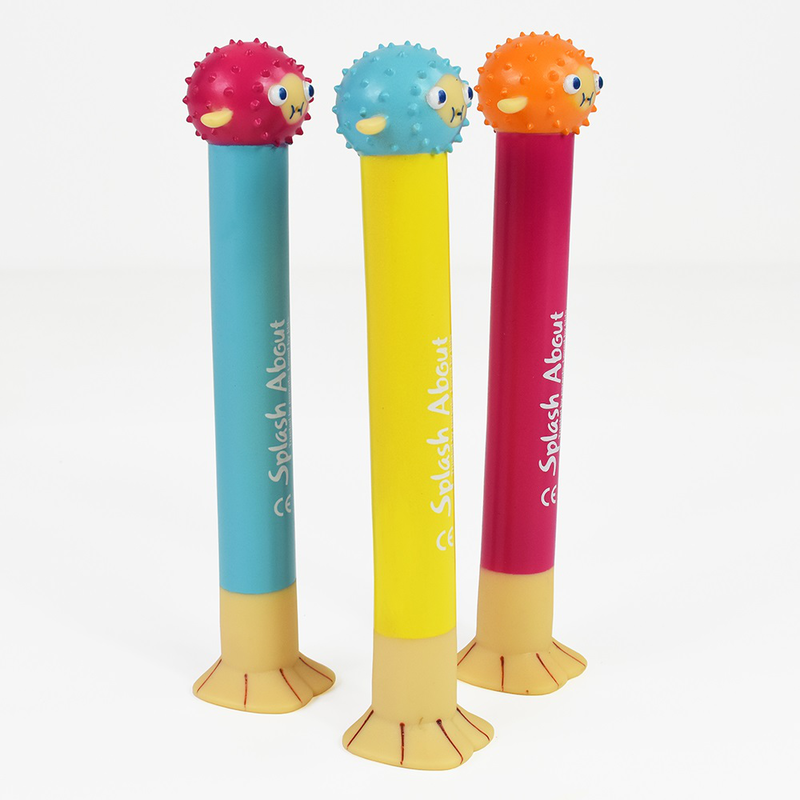 Splash about latex puffer fish dive sticks 1x3, , medium image number null