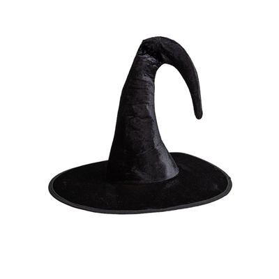 Deluxe velvet witch hat, , medium