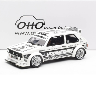 Ottomobile miniatures 1/18 volkswagen golf 1 gti *voomeran*, *resin series*, white/black