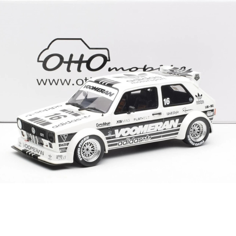 Ottomobile miniatures 1/18 volkswagen golf 1 gti *voomeran*, *resin series*, white/black, , medium image number null
