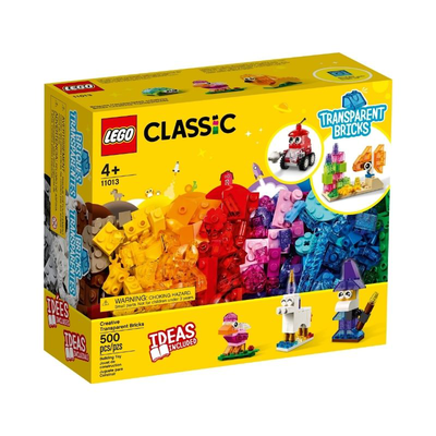 Lego 11013 classic - creative transparent bricks, , medium