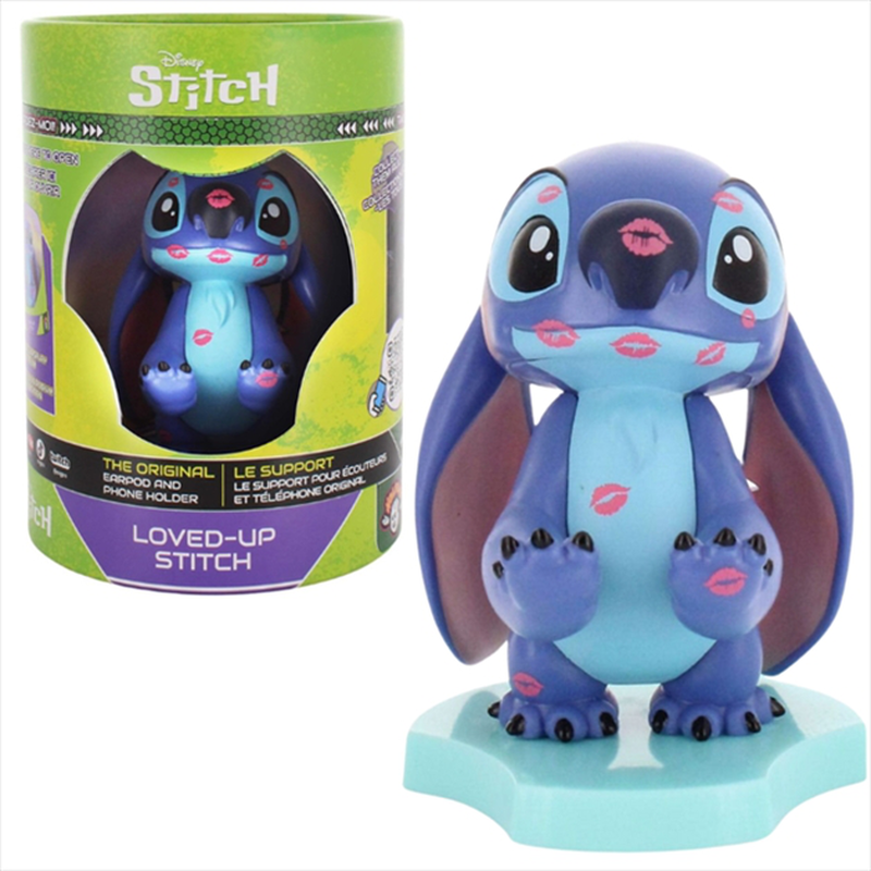 Exg cable guys holdem disney: stitch - loved up stitch phone and earpod holder hdhmds400610, , medium-null