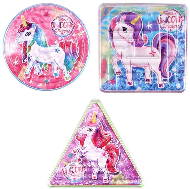 Product image: Puzzle maze unicorn - assorted, , medium-null