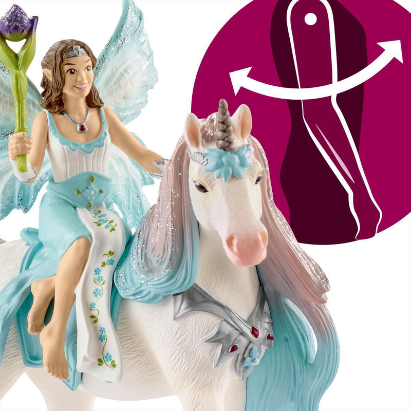 Schleich 70569 fairy eyela with princess unicorn, , medium-null