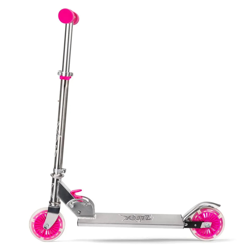 Product image: Xootz light up led folding scooter - pink, , medium-null