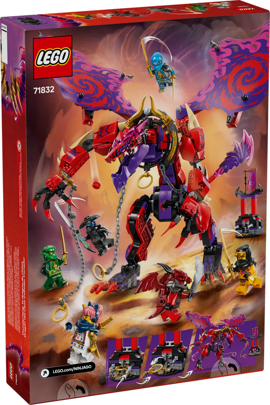 Lego ninjago 71832 thunderfang dragon of chaos, , medium-null