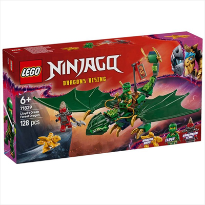 Lego 71829 ninjago - lloyds green forest dragon, , medium