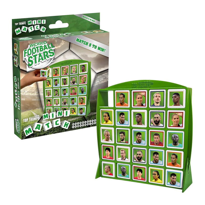 Top trumps world football stars green mini match, , medium image number null