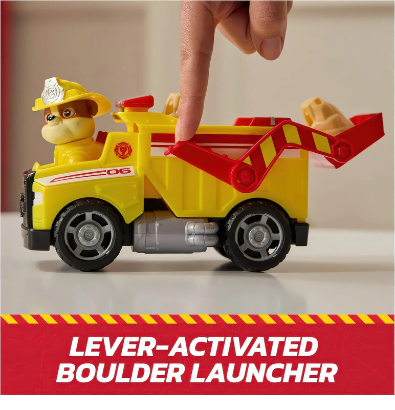 Paw patrol rubble rescue fire dump truck, , medium-null