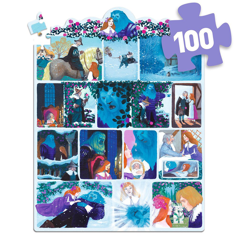 Story puzzle 100pcs - beauty and the beast, , medium-null