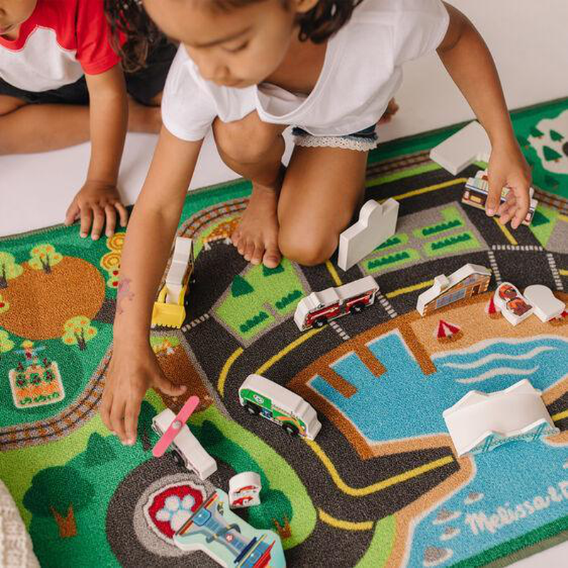 Melissa & doug paw patrol activity rug - adventure bay-null